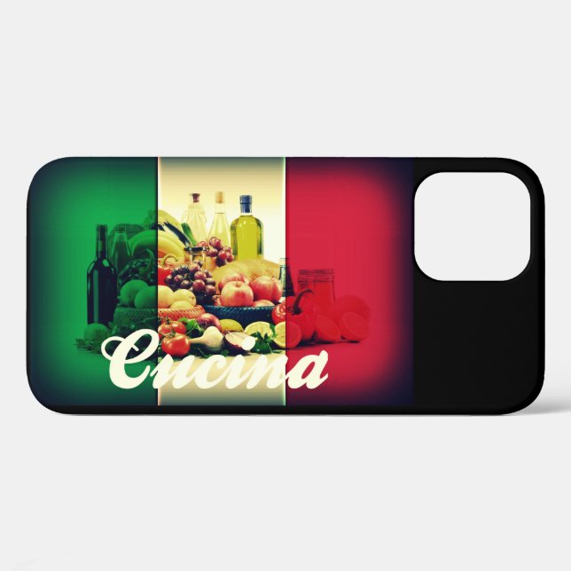 Cucina Italian Flag Case-Mate iPhone Case (Back (Horizontal))