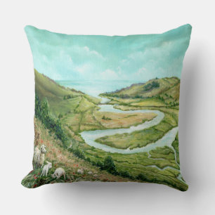 Cuckmere Haven after the Storm Throw Pillow