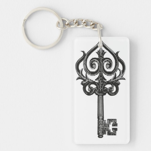 Cuckold chastity key keychain (Front)