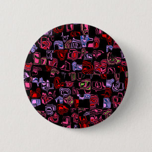 Cuckoo Abstract 2 Inch Round Button