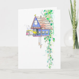 "Cuckoo Clock" Birthday Card
