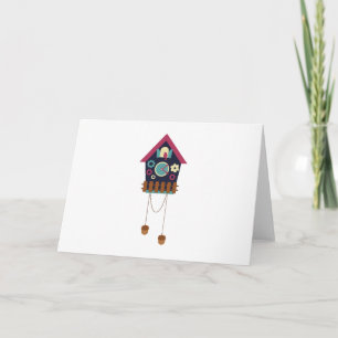 Cuckoo Clock Card