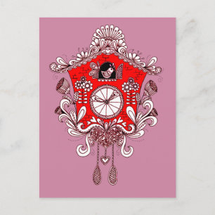 Cuckoo Clock Postcard