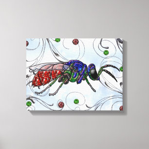 Cuckoo Wasp Canvas Print