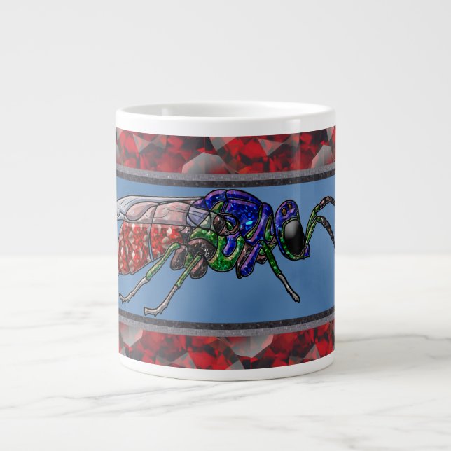 Cuckoo Wasp Large Coffee Mug (Front)