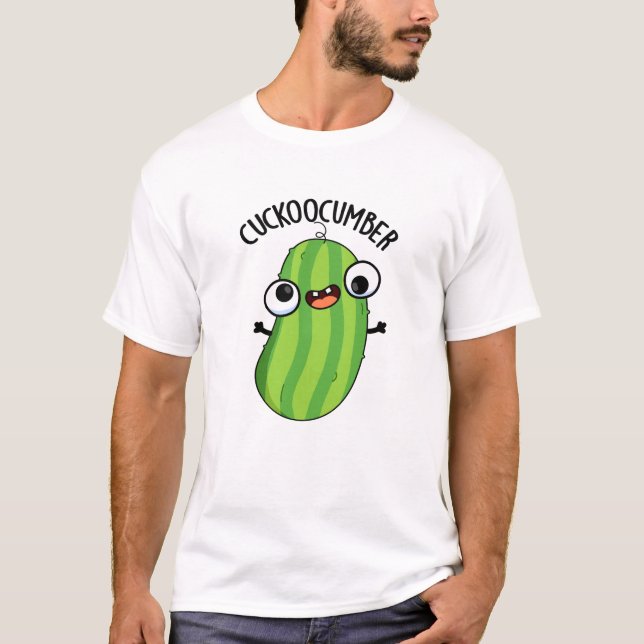 Cuckoocumber Funny Veggie Cucumber Pun  T-Shirt (Front)