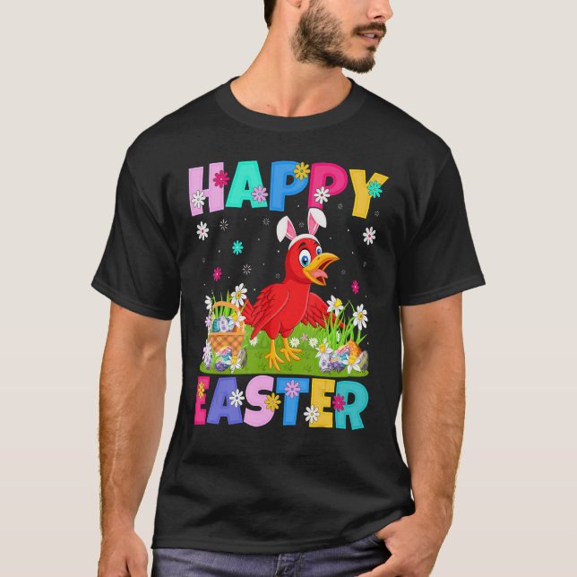 Cuckoos Bird  Happy Easter Bunny Cuckoos Easter Su T-Shirt (Front)