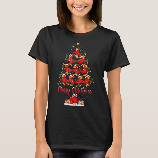 Cuckoos  Xmas Lights Cuckoos Christmas Tree T-Shirt (Front)