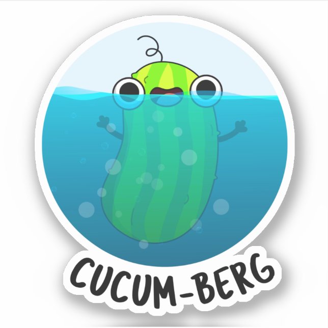 Cucum-berg Funny Cucumber Pun  (Front)