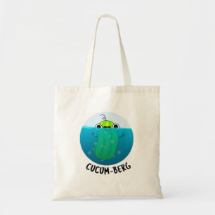 Cucum-berg Funny Cucumber Pun Tote Bag