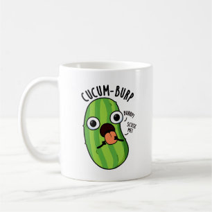 Cucum-burp Funny Cucumber Pun  Coffee Mug