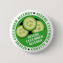 Cucumber Allergy Badge