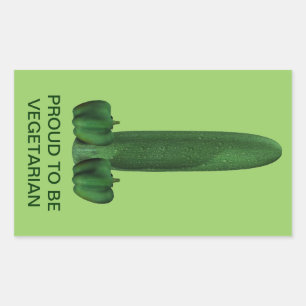 Cucumber And Peppers Sticker