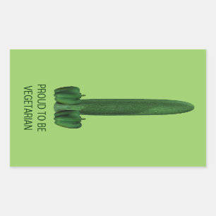 Cucumber And Peppers Sticker