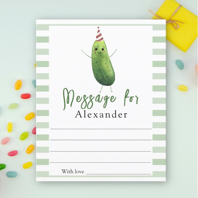 cucumber big dill Time Capsule Message (Creator Uploaded)