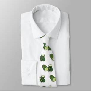 Cucumber cartoon illustration  tie