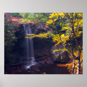 Cucumber Falls, Ohiopyle state park, Pennsylvania Poster