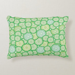 Cucumber funny pattern decorative pillow