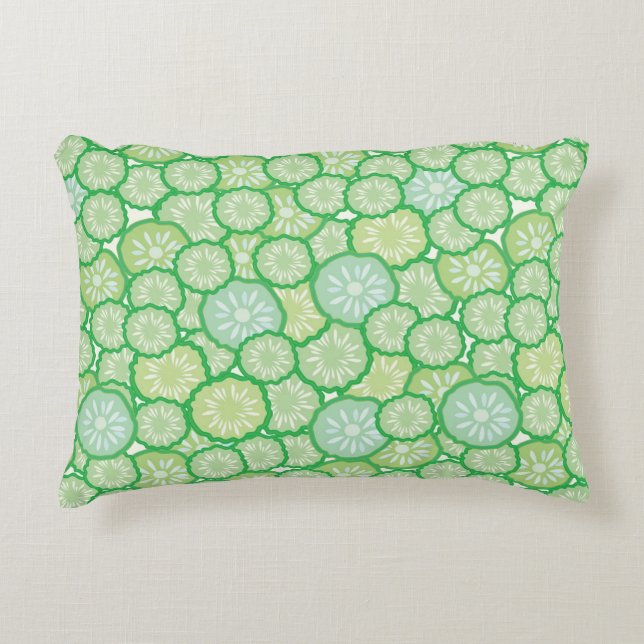 Cucumber funny pattern decorative pillow (Front)