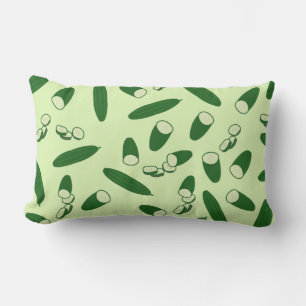 Cucumber Pattern Lumbar Pillow