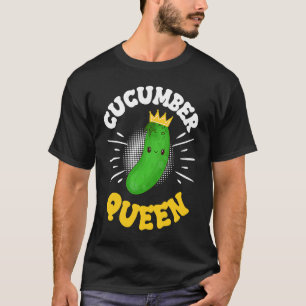 Cucumber Queen Fruit Vegetable Mother's Day Garden T-Shirt