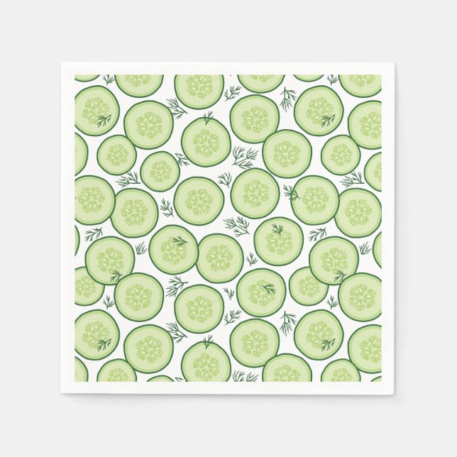 Cucumber Salad Napkin (Front)