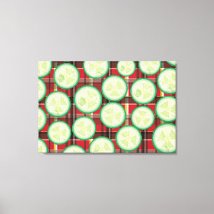 Cucumber Slice Canvas Print