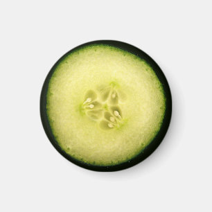 Cucumber slice novelty kitchen fridge magnet