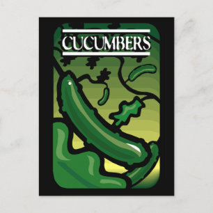 Cucumbers Postcard