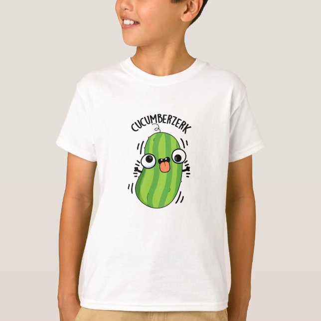 Cucumberzerk Funny Berzerk Cucumber Pun  T-Shirt (Front)