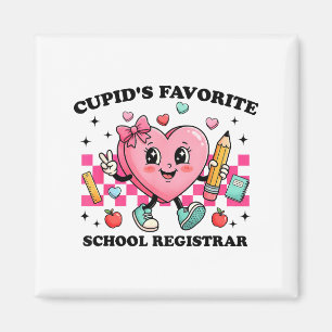 Cud’s Favorite School Registrar Valentines Funny C Magnet