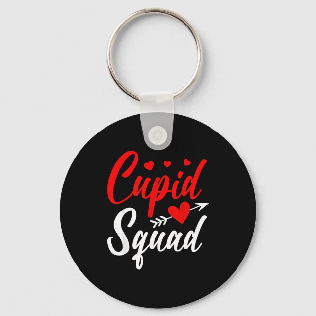 Cud Squad Cute Valentine's Couples New Husband Wif Keychain (Front)