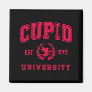Cud University Cute Cherub Valentines Day Crest  Magnet