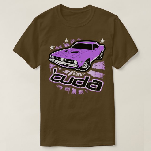CUDA Plum Crazy T-Shirt (Design Front)