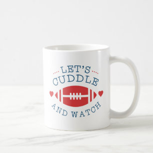 Cuddle And Football Coffee Mug