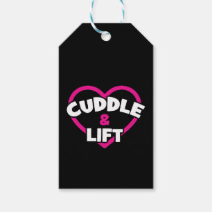 Cuddle and Lift - Funny Novelty Weight Lifting Gym Gift Tags
