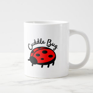 Cuddle Bug Ladybug   Cute & Cozy Design Large Coffee Mug