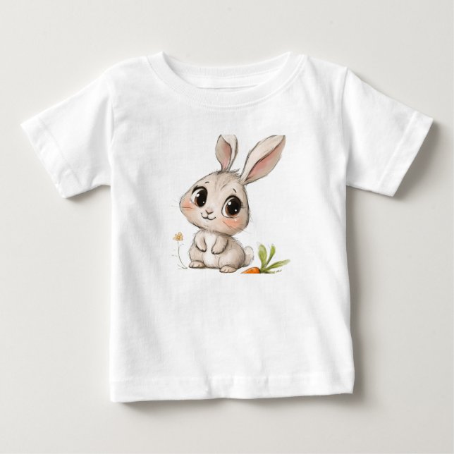 Cuddle Bunny Baby T-Shirt (Front)