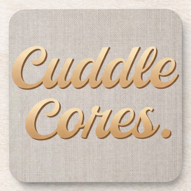 Cuddle Cores  Coaster (Front)