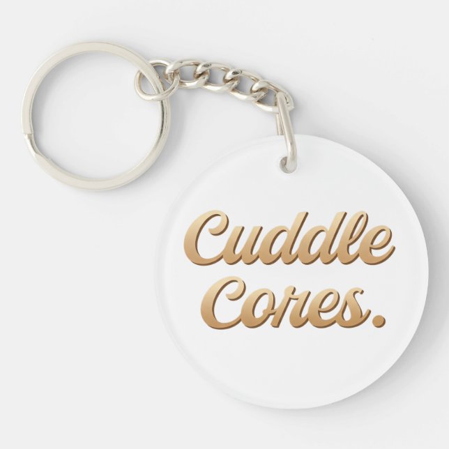 Cuddle Cores  Keychain (Front)