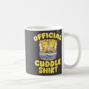Cuddle Cute Giraffes Couple Valentine's Day Coffee Mug