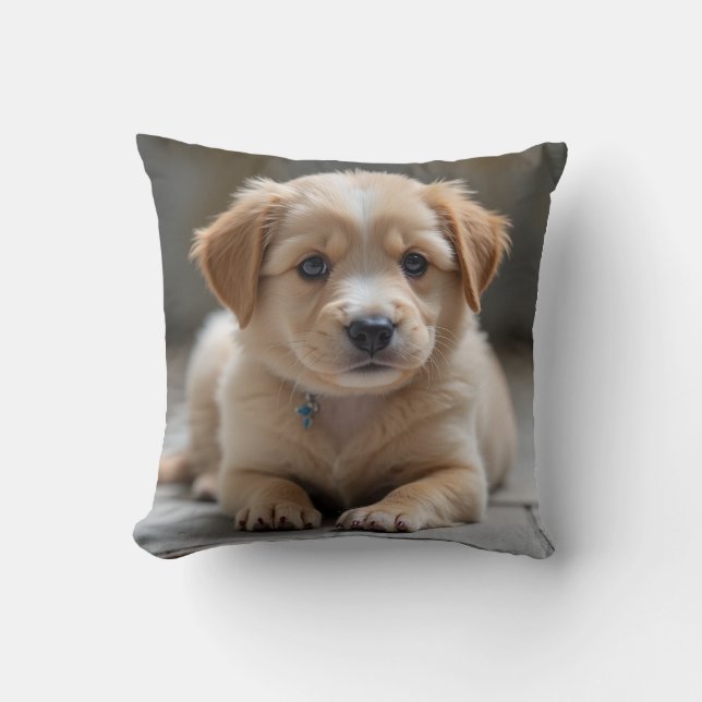 cuddle me! cute puppy pillow cushion :) (Front)
