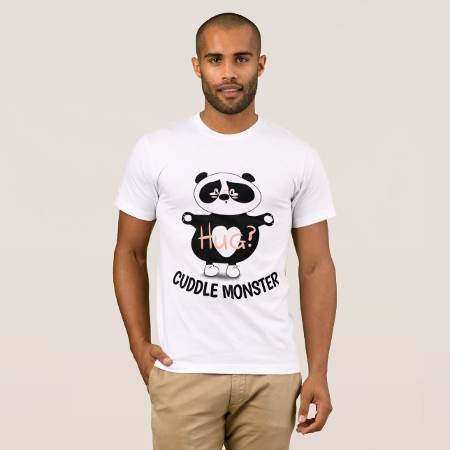 CUDDLE MONSTER, T-shirts Panda Bear (Devant entier)