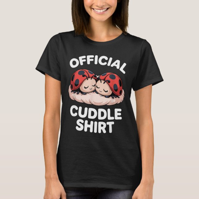 Cuddle Shirt Cute Ladybug Couple Cozy  (Front)
