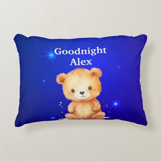 Cuddle with this cute accent pillow (Front)