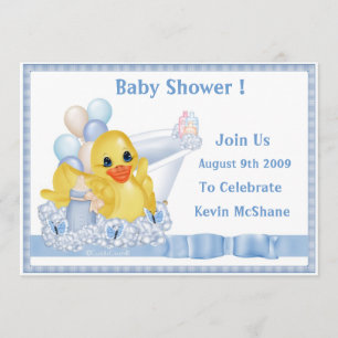CuddleCreek® BathtubDucky Invitation
