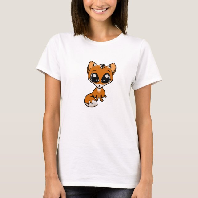 Cuddles Pls! Fox T-Shirt (Front)