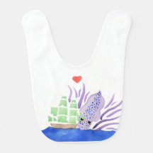 Cuddles the Kraken Baby Bib