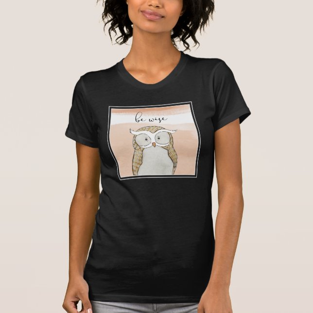 Cuddlies Owl | Be Wise T-Shirt (Front)