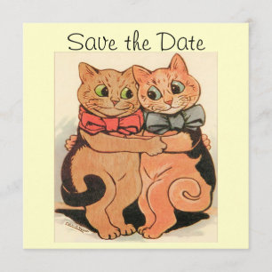 Cuddling Cats Enregistrer la carte Date